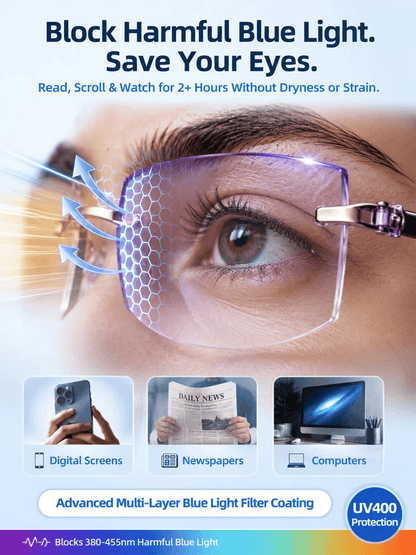 🔥Smart Zoom Diamond-Cut Reading Glasses